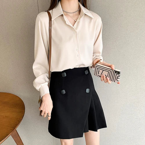 Women’s Chiffon Long Sleeve Blouse