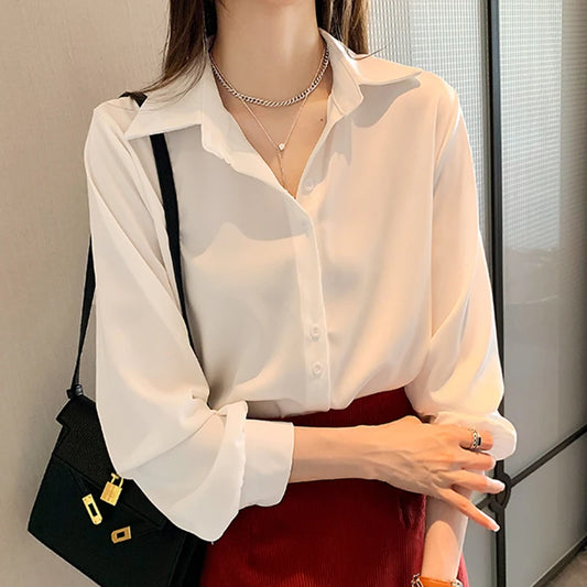 Women’s Chiffon Long Sleeve Blouse