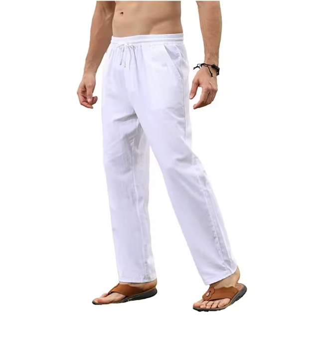 Cotton Linen Pants Casual