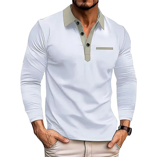 Long-Sleeve Polo Shirt