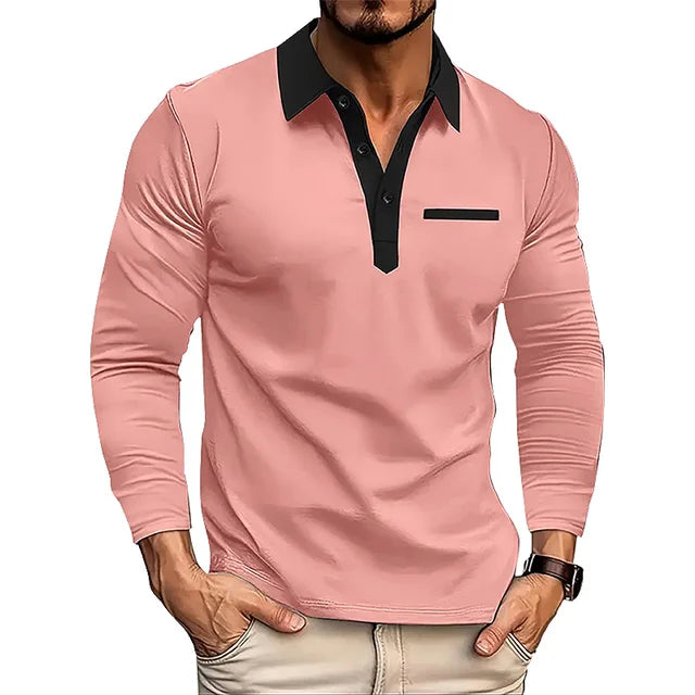 Long-Sleeve Polo Shirt