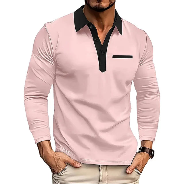 Long-Sleeve Polo Shirt