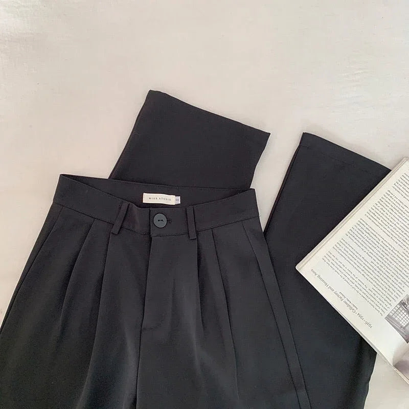 High Waist Women's Suit Pants