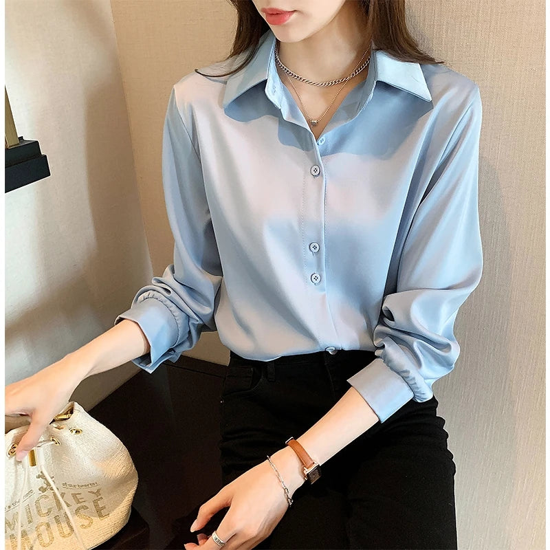 Women’s Chiffon Long Sleeve Blouse