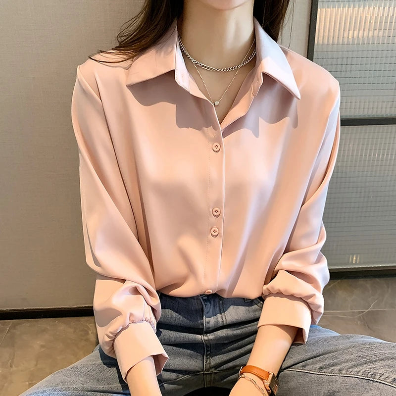 Women’s Chiffon Long Sleeve Blouse
