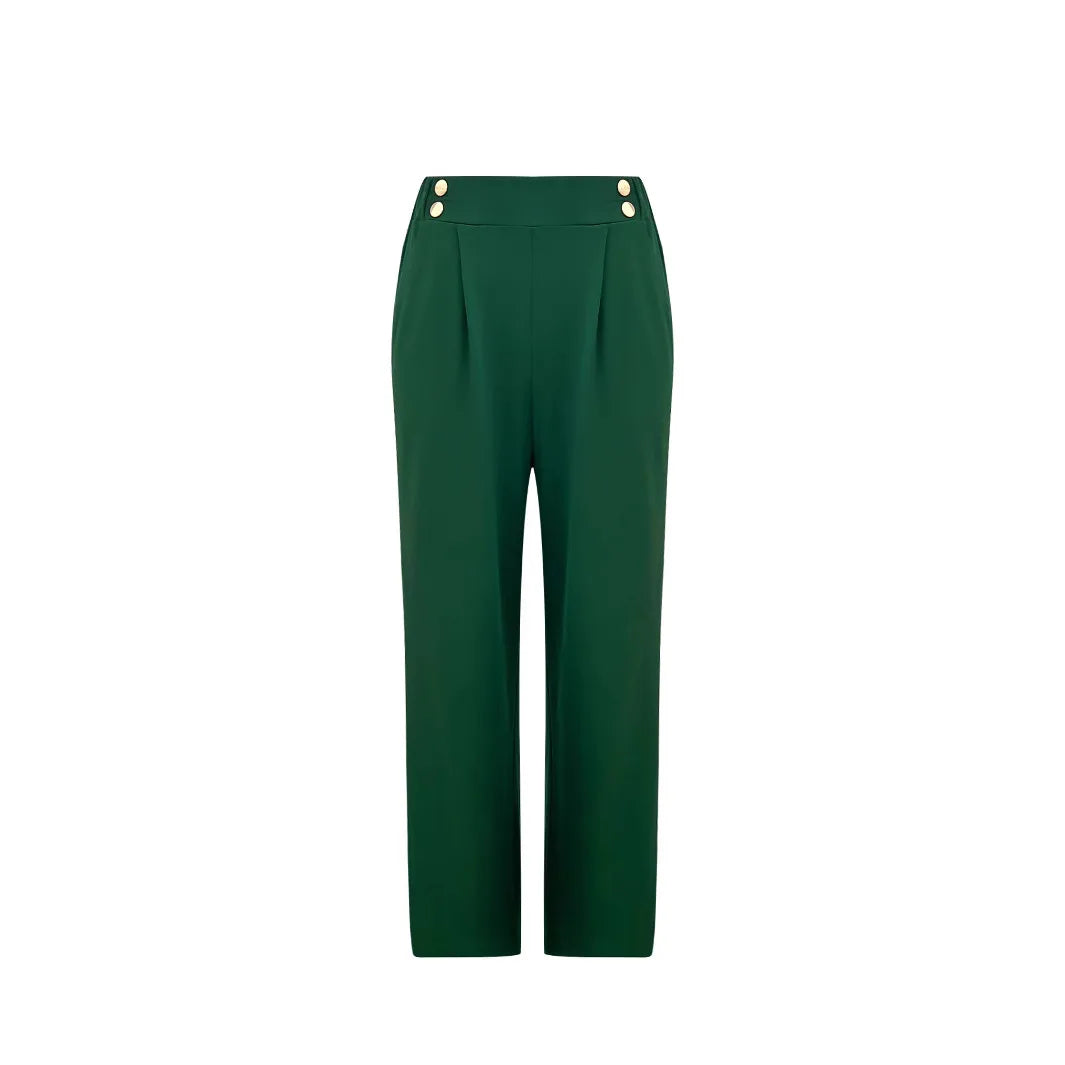 European style women's high-waist pants