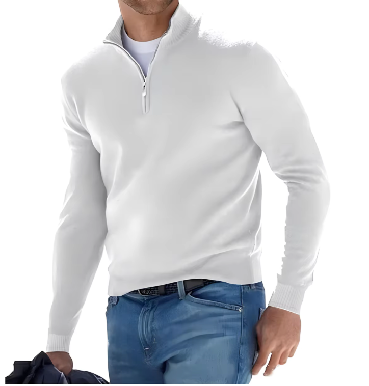 quarter-zip sweater