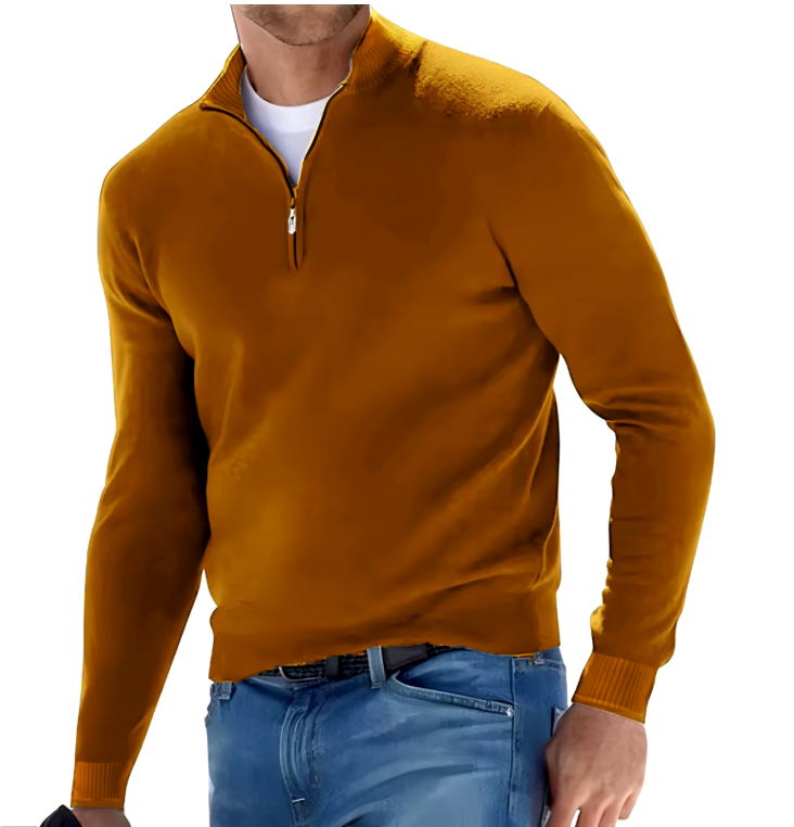 quarter-zip sweater