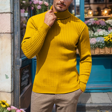 Knitted Fit Turtleneck