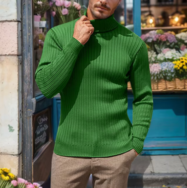 Knitted Fit Turtleneck