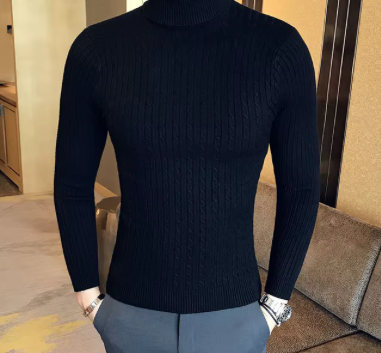 Knitted Fit Turtleneck