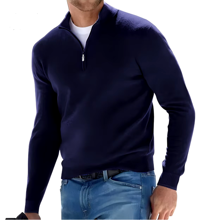 quarter-zip sweater