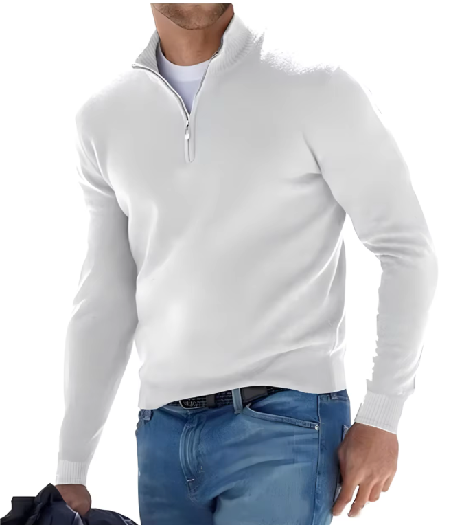 quarter-zip sweater