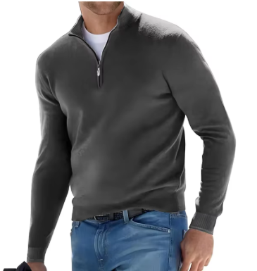 quarter-zip sweater